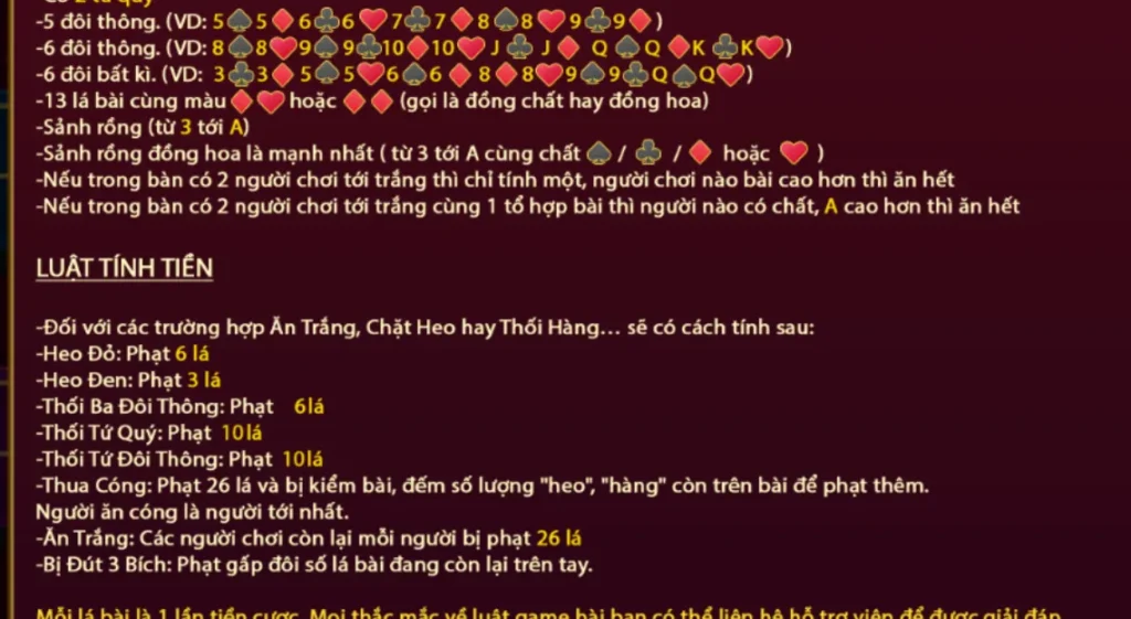 Chạy bài hợp lý khi chơi Tiến lên đếm lá Manclub