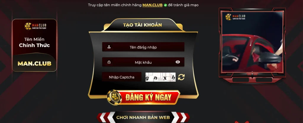 Đăng nhập Manclub với cách thực hiện trong vòng vài phút