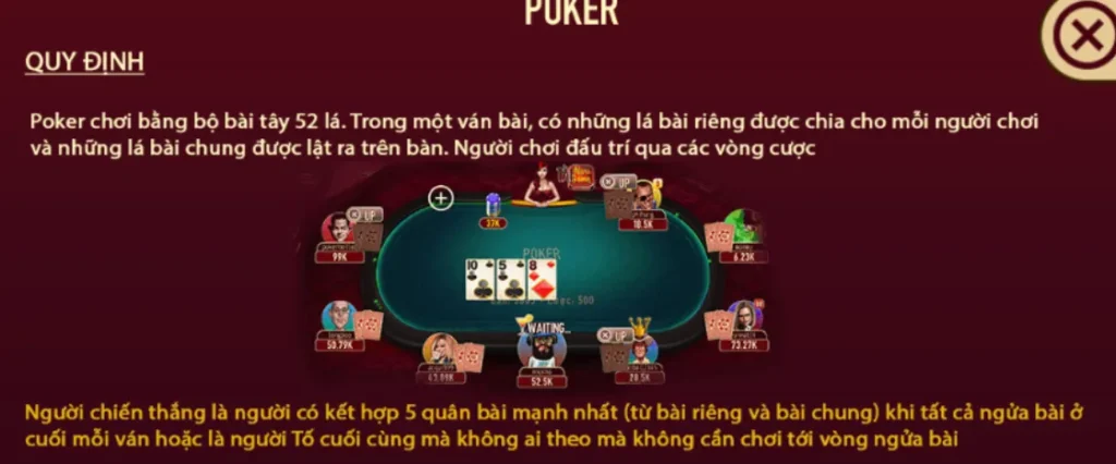 Hiểu rõ các kiểu bài Poker trực tuyến tại Manclub