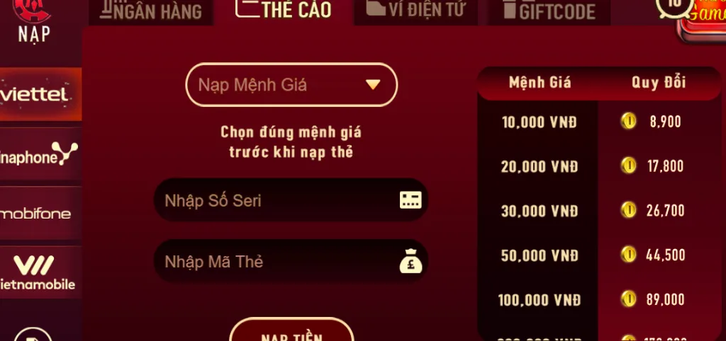 Xác minh thông tin rõ ràng khi tham gia tại nạp tiền Manclub